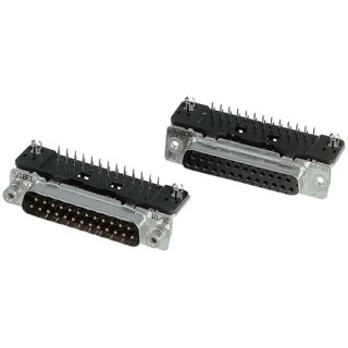 TE Connectivity 9 Way Right Angle 2.74 mm Pitch Through Hole D-Sub Connector with 4 to 40 UNC Screw Lock Female 3-106505-2