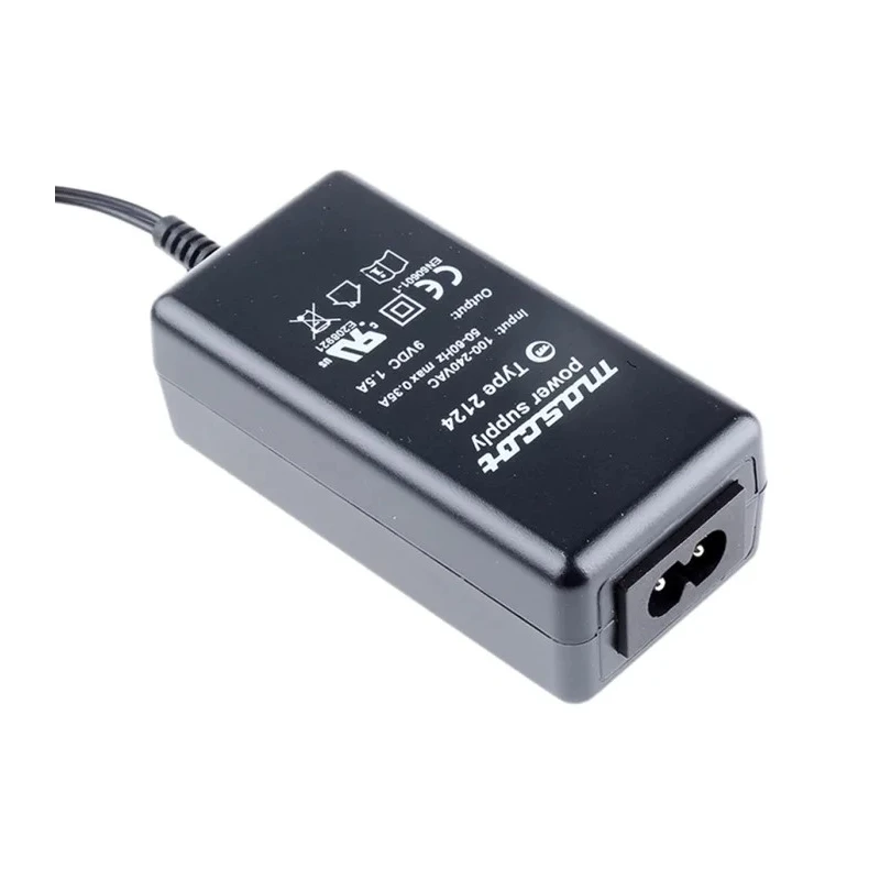 Mascot AC/DC Adapter with Single Output 9V DC 5W Power, 2.1 x 5.5 x 12 mm and 2.5 x 5.5 x 12 mm Female Coaxial 2124000042