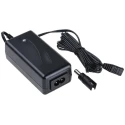 Mascot 15W 12V DC AC/DC Adapter with 2.1 x 5.5 x 12 mm and 2.5 x 5.5 x 12 mm Female Coaxial Plug Snap Lock, Model 2124000043