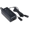 Mascot 15W 12V DC AC/DC Adapter with 2.1 x 5.5 x 12 mm and 2.5 x 5.5 x 12 mm Female Coaxial Plug Snap Lock, Model 2124000043