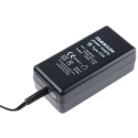Mascot 15W 12V DC AC/DC Adapter with 2.1 x 5.5 x 12 mm and 2.5 x 5.5 x 12 mm Female Coaxial Plug Snap Lock, Model 2124000043