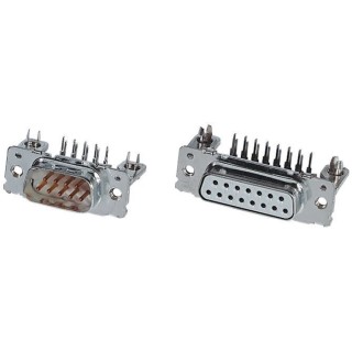 TE Connectivity 9 Way Right Angle 2.74 mm Pitch Through Hole D-Sub Connector with 4 to 40 UNC Threaded Insert 8-1393480-1