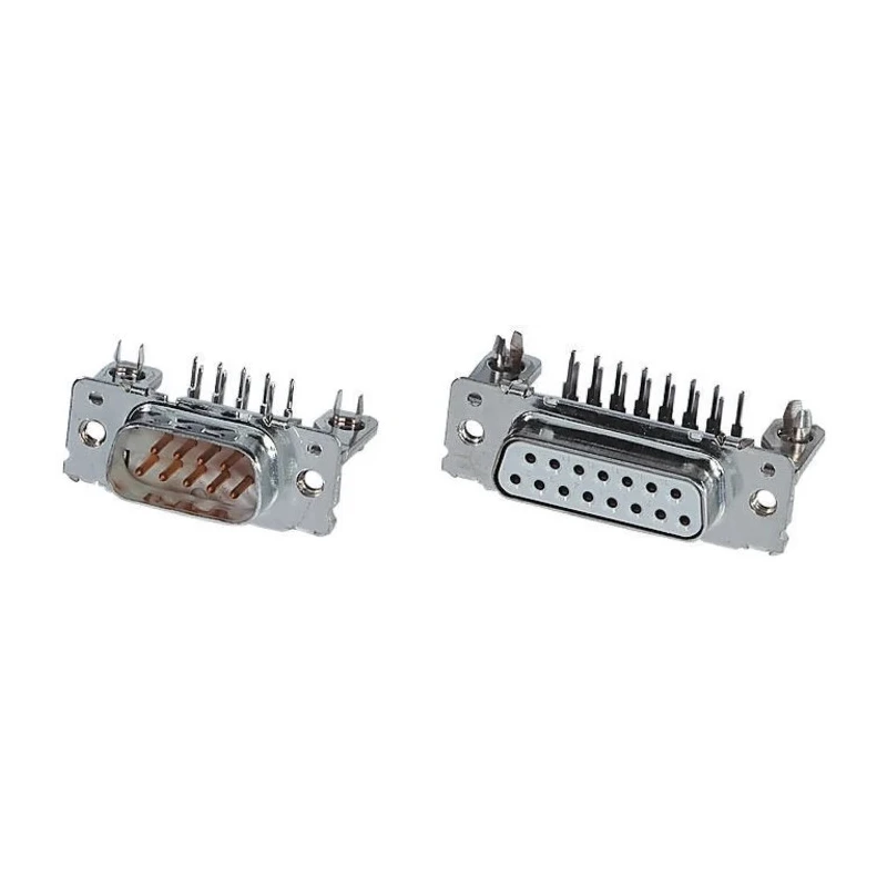 TE Connectivity 9 Way Right Angle 2.74 mm Pitch Through Hole D-Sub Connector with 4 to 40 UNC Threaded Insert 8-1393480-1