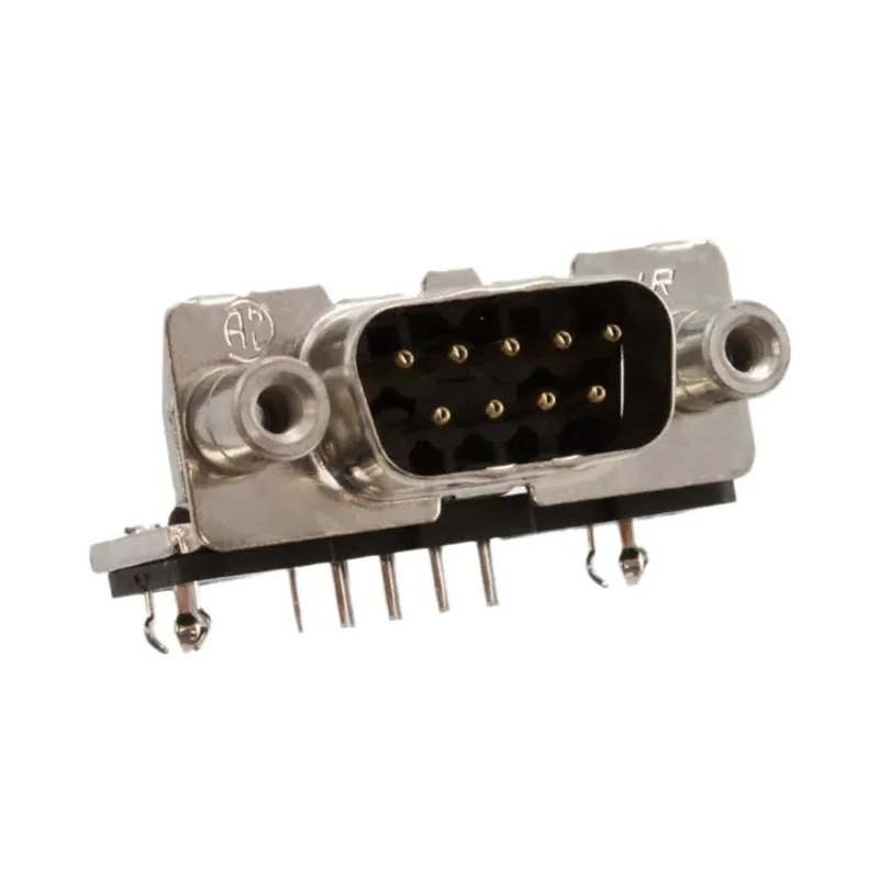 TE Connectivity AMPLIMITE HD-20 D-Sub Connector 9 Way Right Angle 2.74 mm Pitch Through Hole 4 to 40 UNC Threaded 3-338168-2