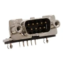 TE Connectivity AMPLIMITE HD-20 D-Sub Connector 9 Way Right Angle 2.74 mm Pitch Through Hole with 4 to 40 UNC 3-338168-2