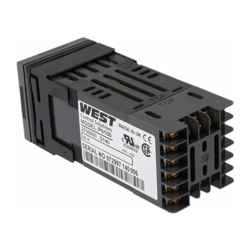 West Instruments PID Temperature Controller with 1 Input 1 Output Linear Control 240V AC On-Off P6100-2700-00-0