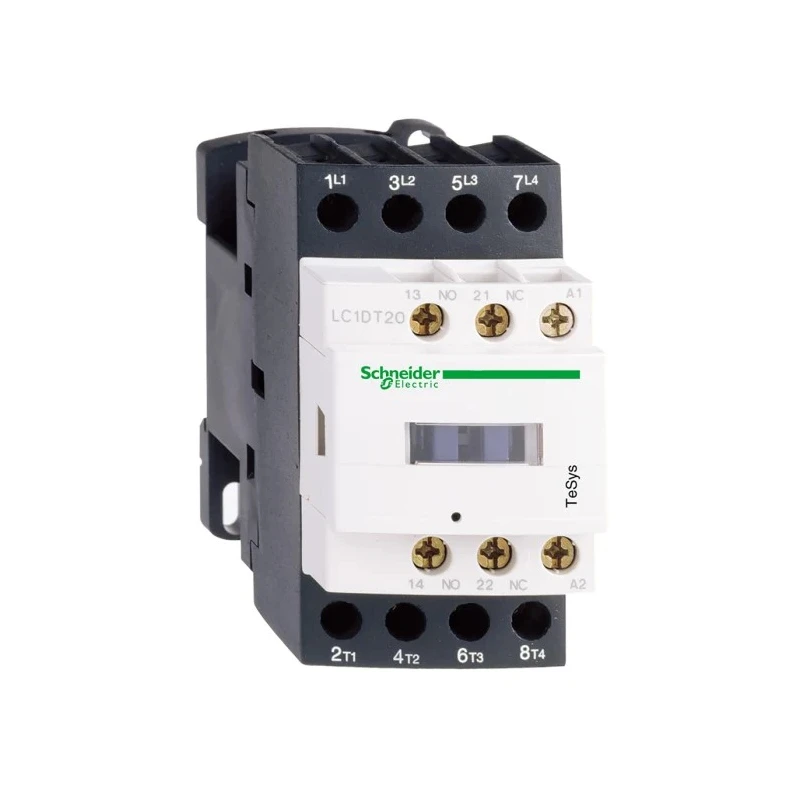 Schneider Electric Contactor 24V AC Coil, 4-Pole, 9A Contact Current, 1.56W Power Rating, 690V AC Contact Voltage LC1D098B7