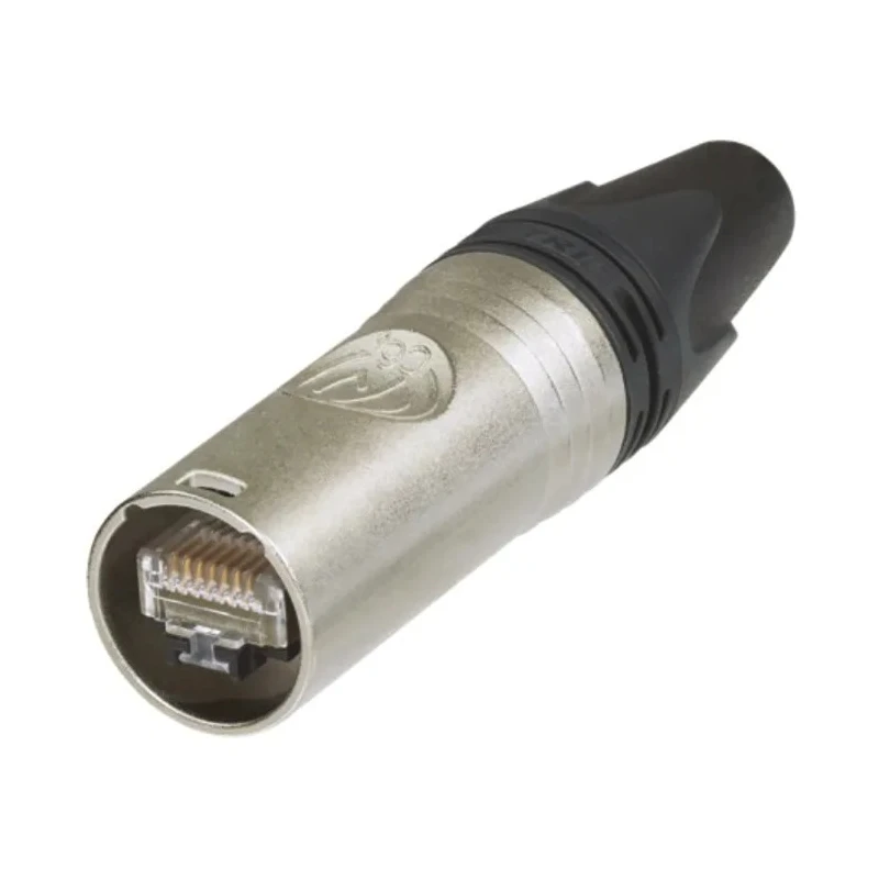 Neutrik EtherCon Cat6a Connecting Cable Cover Die Cast Zinc Silver for etherCON Connectors Cat6a 