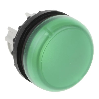 Eaton Flush Rear Surface Mount Green LED Indicator RMQ Titan M22 22 mm Cutout 12-30 V AC/DC 78639218 M22-L-G+M22-A+M22-LED-G