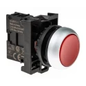 Eaton RMQ Titan M22 Series Red Momentary Push Button Head, 22 mm Cutout Diameter, IP69K 78639207 M22-DL-R+M22-A+M22-LED-R