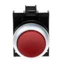Eaton RMQ Titan M22 Series Red Momentary Push Button Head, 22 mm Cutout Diameter, IP69K 78639207 M22-DL-R+M22-A+M22-LED-R