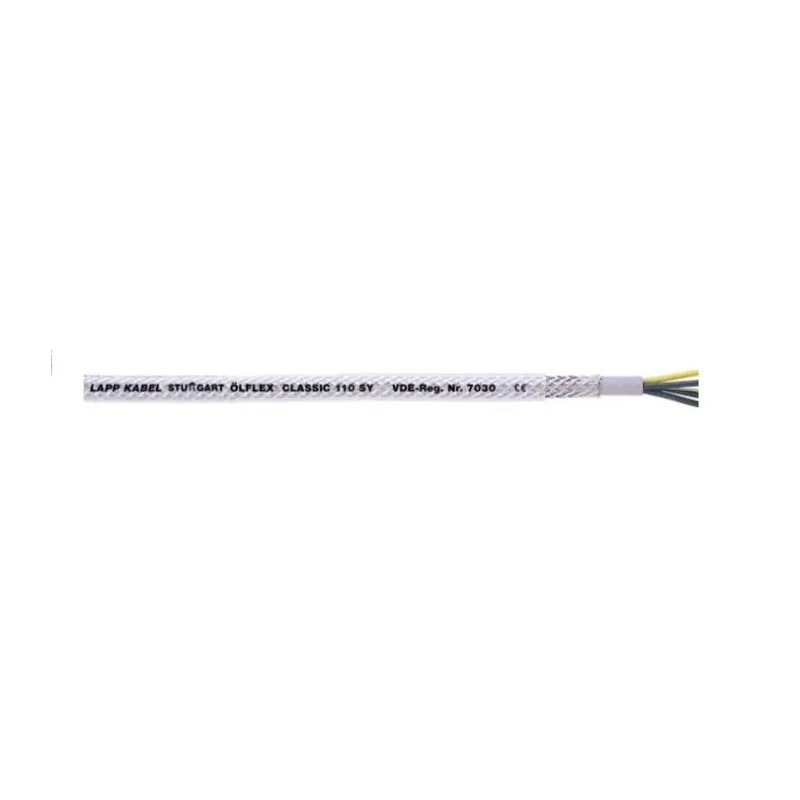 Lapp SY Control Cable 18 Cores 18 AWG Bare Copper Stranded 50 m Transparent Polyvinyl Chloride Sheath 1125218