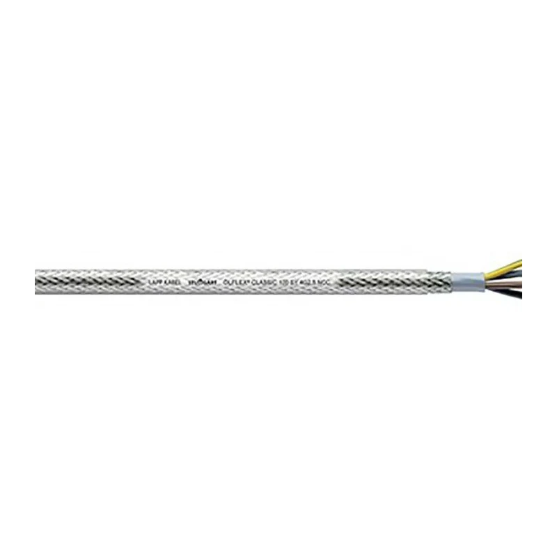 Lapp SY Control Cable, 3 Cores 16 AWG Stranded Bare Copper Conductors, Transparent Polyvinyl Chloride Sheath, 100 m 0016065
