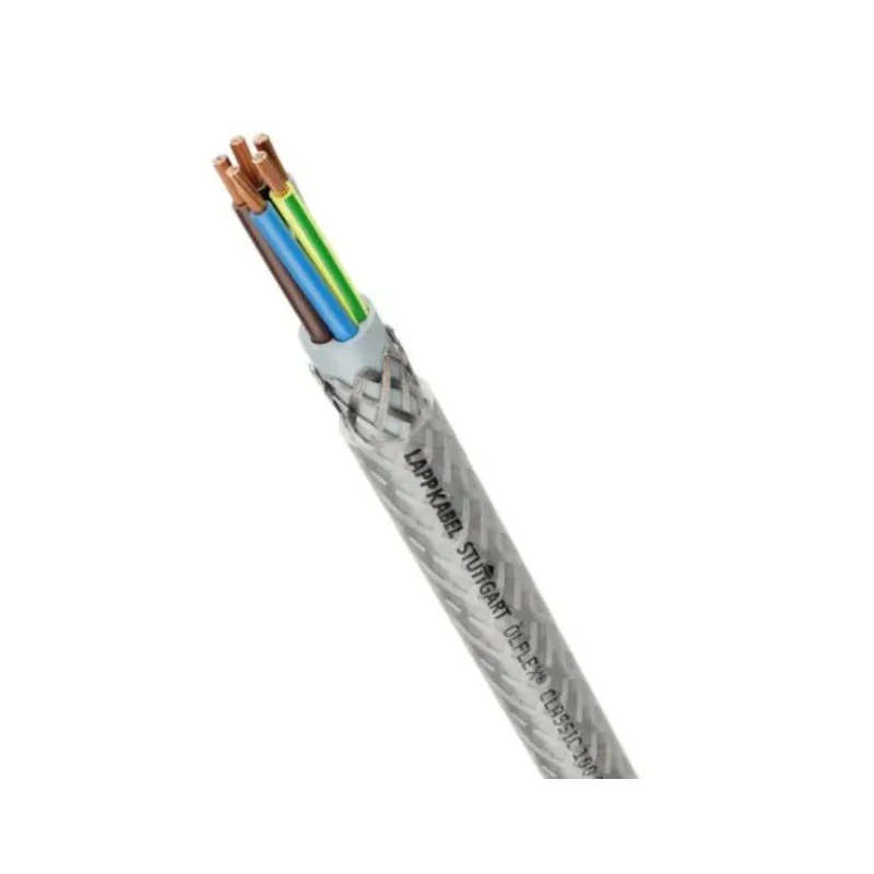 Lapp SY Control Cable, 3 Cores 16 AWG Stranded Bare Copper Conductors, Transparent Polyvinyl Chloride Sheath, 100 m 0016065