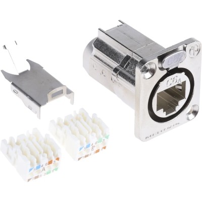 Neutrik EtherCon Cat6a D Shape IDC Connector for Use with etherCON Connectors 