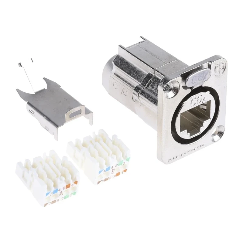Neutrik EtherCon Cat6a D Shape IDC Connector for Use with etherCON Connectors 