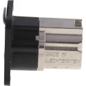 Neutrik EtherCon Cat6a D Shape Connector Cover for use with etherCON Connectors Black Die Cast Zinc 