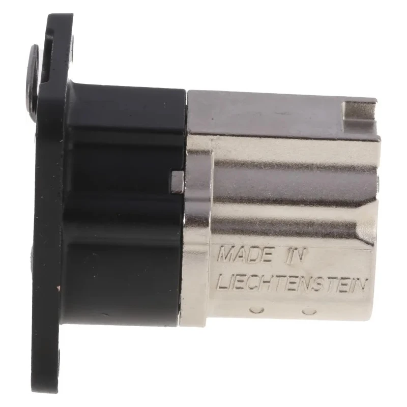 Neutrik EtherCon Cat6a D Shape Connector Cover for use with etherCON Connectors Black Die Cast Zinc 