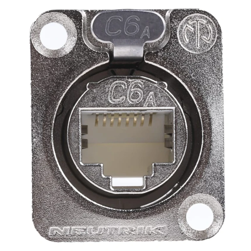 Neutrik EtherCon Cat6a D Shape IDC Connector for Use with etherCON Connectors 