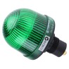 Werma EM 206 Series Green Beacon 48V AC/DC Steady Panel Mount LED and Incandescent Bulb IP65