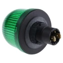 Werma EM 206 Series Green Beacon 48V AC/DC Steady Panel Mount LED and Incandescent Bulb IP65 