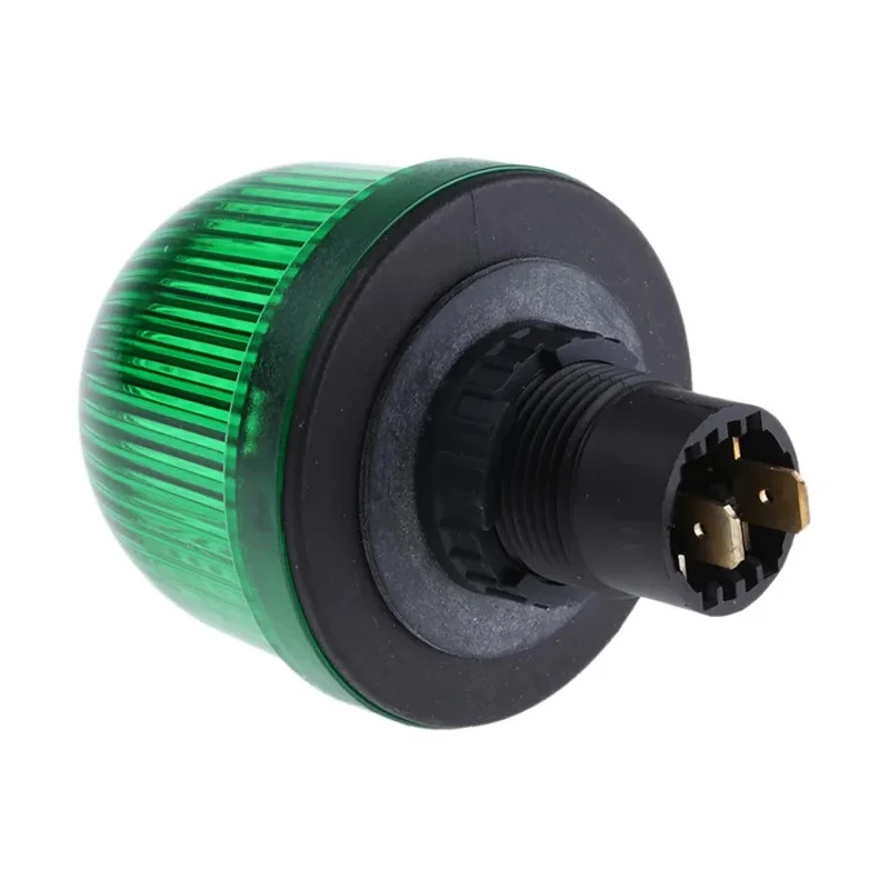 Werma EM 206 Series Green Beacon 48V AC/DC Steady Panel Mount LED and Incandescent Bulb IP65 