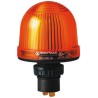 Werma EM 206 Series Yellow Beacon 48V AC/DC Steady Panel LED and Incandescent Bulb IP65