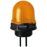 Werma Yellow LED Panel Beacon 230V DC Steady Light, IP65, ABS and Polycarbonate Housing 230.300.55