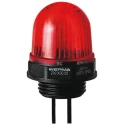 Werma Red Beacon Panel Mount LED Steady Light Effect 230V ac 20mA IP65 EM 230 Series 230.100.68