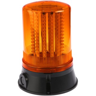 Moflash LED Amber Beacon 24V AC Surface Mount, Steady Rotating Flashing Light Effect, IP65 LED400