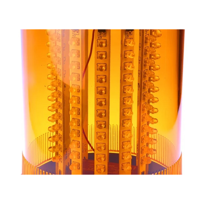 Moflash LED Amber Beacon 24V AC Surface Mount, Steady Rotating Flashing Light Effect, IP65 LED400