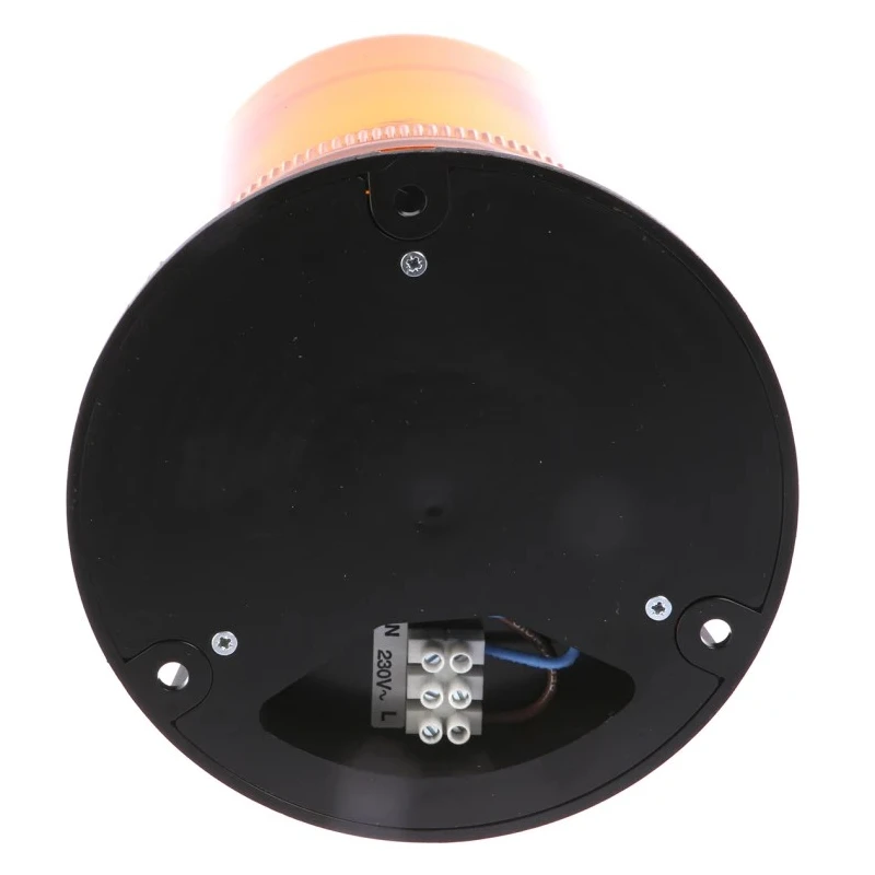 Moflash LED Amber Beacon 24V AC Surface Mount, Steady Rotating Flashing Light Effect, IP65 LED400