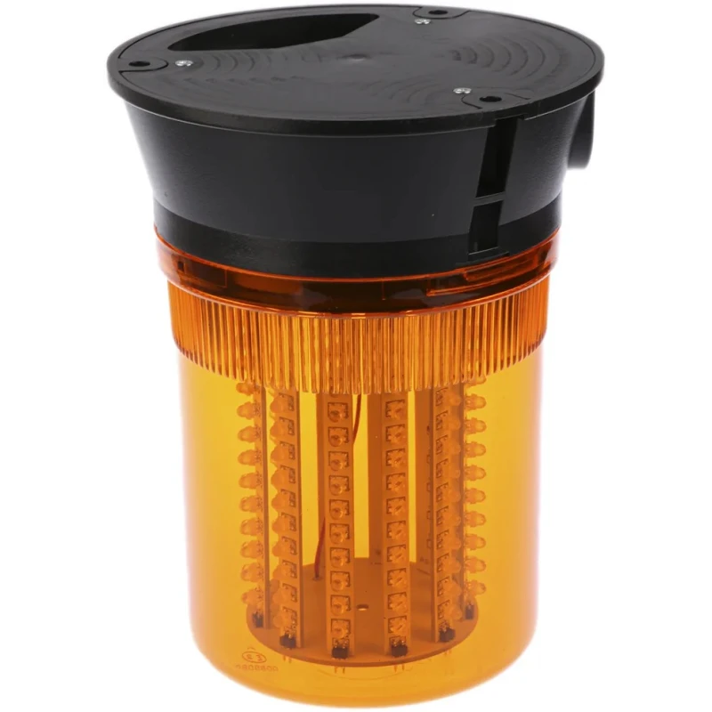 Moflash LED Amber Beacon 24V AC Surface Mount, Steady Rotating Flashing Light Effect, IP65 LED400