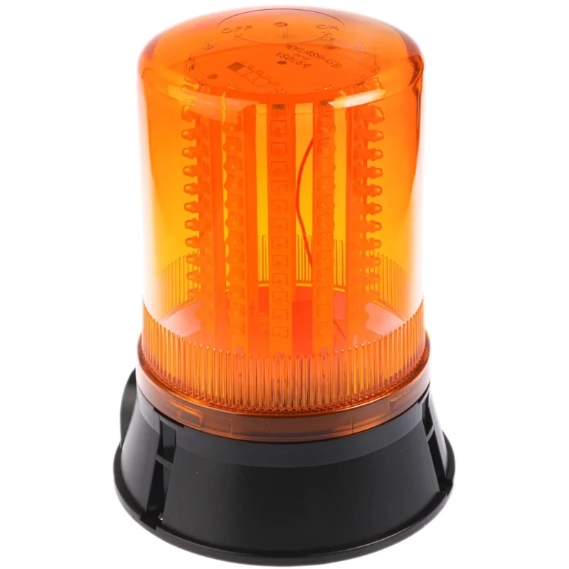 Moflash LED Amber Beacon 24V AC Surface Mount, Steady Rotating Flashing Light Effect, IP65 LED400