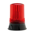 Moflash LED401 Series Red Beacon 24V DC Flashing, Rotating, Steady Surface Mount LED Bulb IP65 LED401