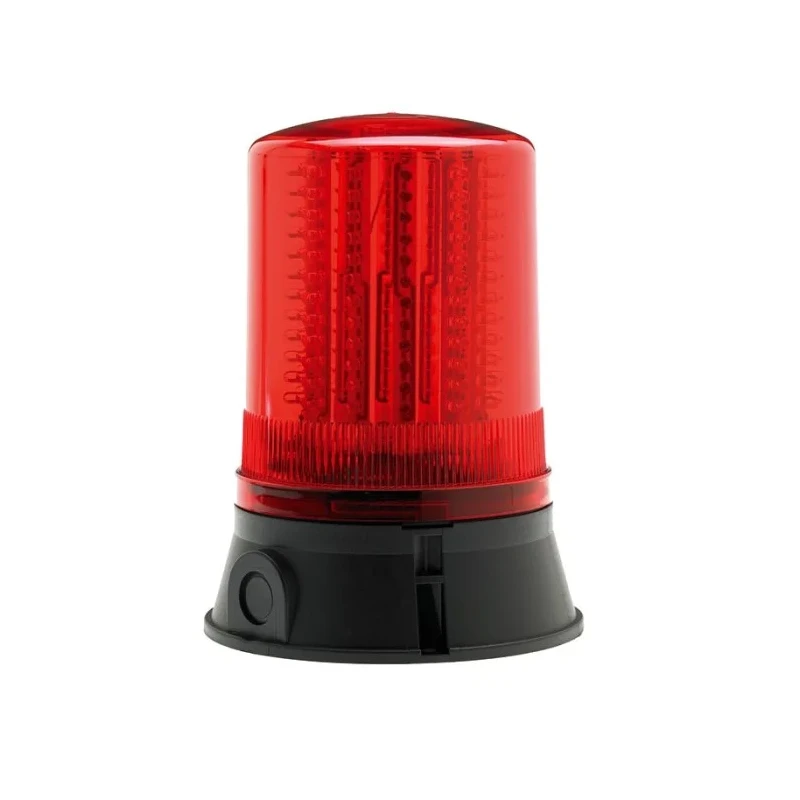 Moflash LED401 Series Red Beacon 24V DC Flashing, Rotating, Steady Surface Mount LED Bulb IP65 LED401