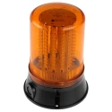 Moflash Amber Multi-Function LED Beacon 24V DC, Steady Flashing Rotating Light Effect, Surface Mount IP65 LED401