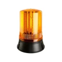 Moflash Amber Multi-Function LED Beacon 24V DC, Steady Flashing Rotating Light Effect, Surface Mount IP65 LED401