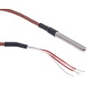 RS PRO PT100 RTD Sensor 6 mm Diameter, 50 mm Length, 4 Wire, Class B Accuracy, 200°C Max PT100