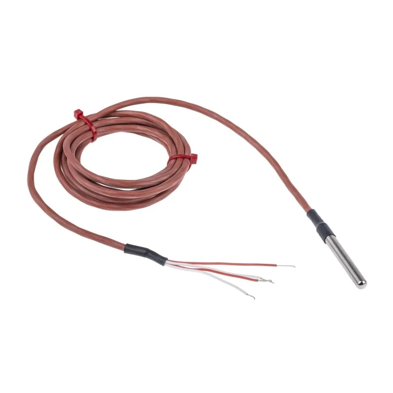 RS PRO PT100 RTD Sensor 6 mm Diameter, 50 mm Length, 4 Wire, Class B Accuracy, 200°C Max PT100