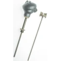 RS PRO RTD Sensor 8 mm Diameter, 250 mm Length, 4 Wire, Class B Accuracy, Stainless Steel Probe, KNE Terminal Head PT100