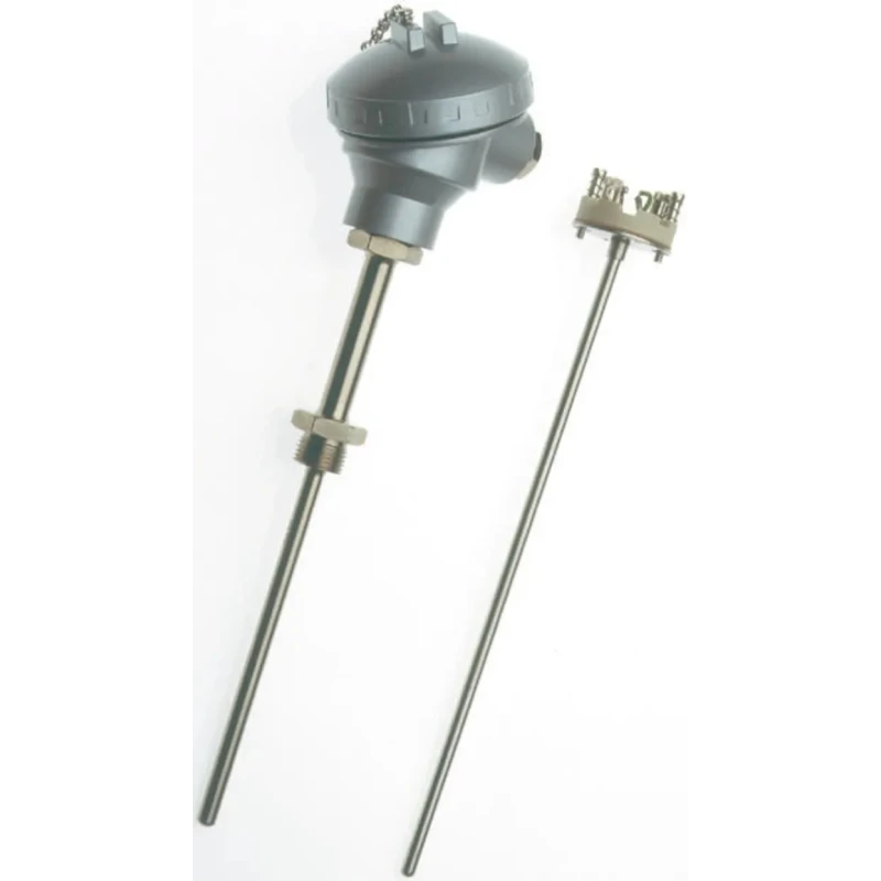 RS PRO RTD Sensor 8 mm Diameter, 250 mm Length, 4 Wire, Class B Accuracy, Stainless Steel Probe, KNE Terminal Head PT100