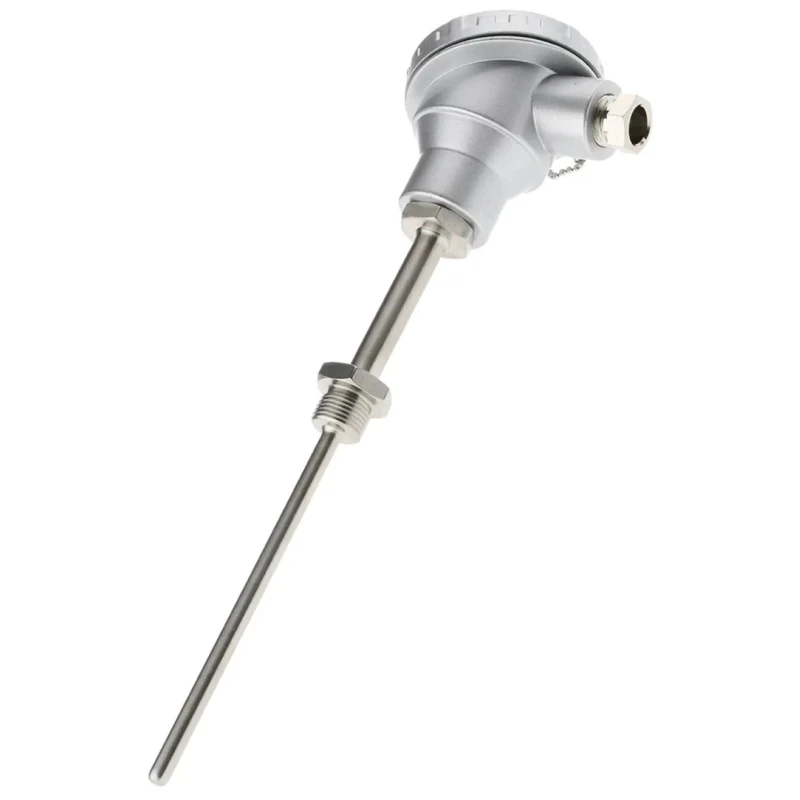 RS PRO RTD Sensor 8 mm Diameter, 150 mm Probe Length, 4 Wire, Class B Accuracy, Stainless Steel Probe, KNE Terminal PT100