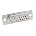 Amphenol Communications Solutions 15 Way Straight 2.74 mm Pitch Panel Mount D-Sub Connector Female DA15S064TLF