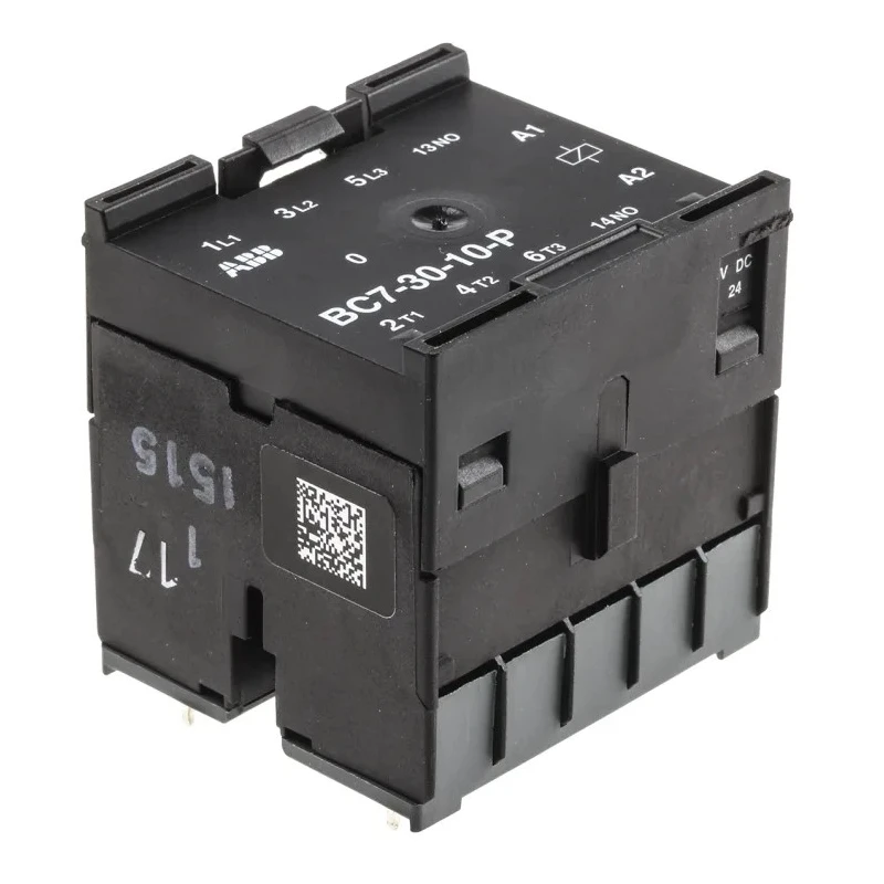 ABB Contactor Relay 24V DC Coil, 3-Pole, 9A, 5.5 kW Power Rating, 690V AC Contact Voltage BC7-30-10-P01