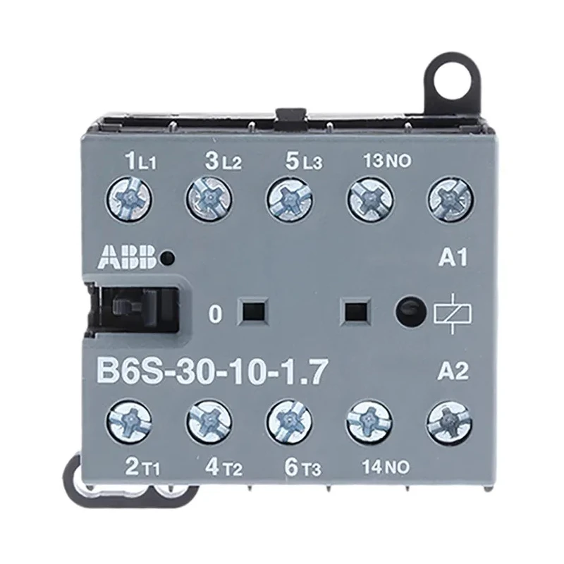 ABB B6 Contactor Relay, 24V DC Coil, 3-Pole, 9A Contact Current, 4kW Power Rating GJL1213001R7101 - B6S-30-10-1.7-71