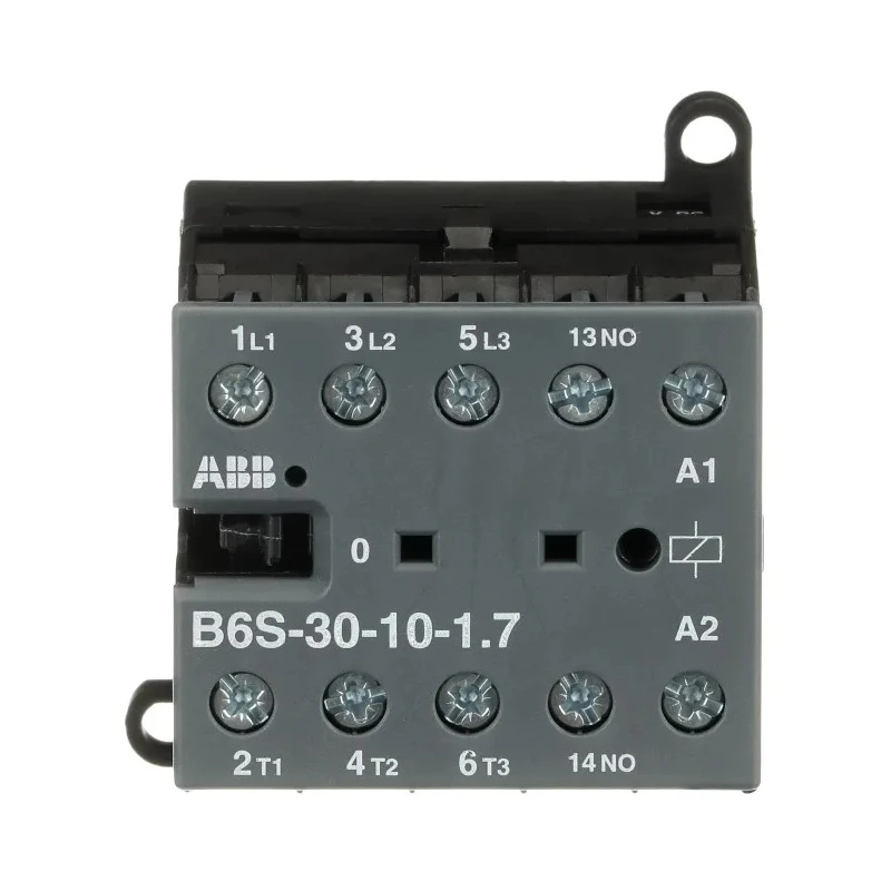 ABB B6 Contactor Relay, 24V DC Coil, 3-Pole, 9A Contact Current, 4kW Power Rating GJL1213001R7101 - B6S-30-10-1.7-71