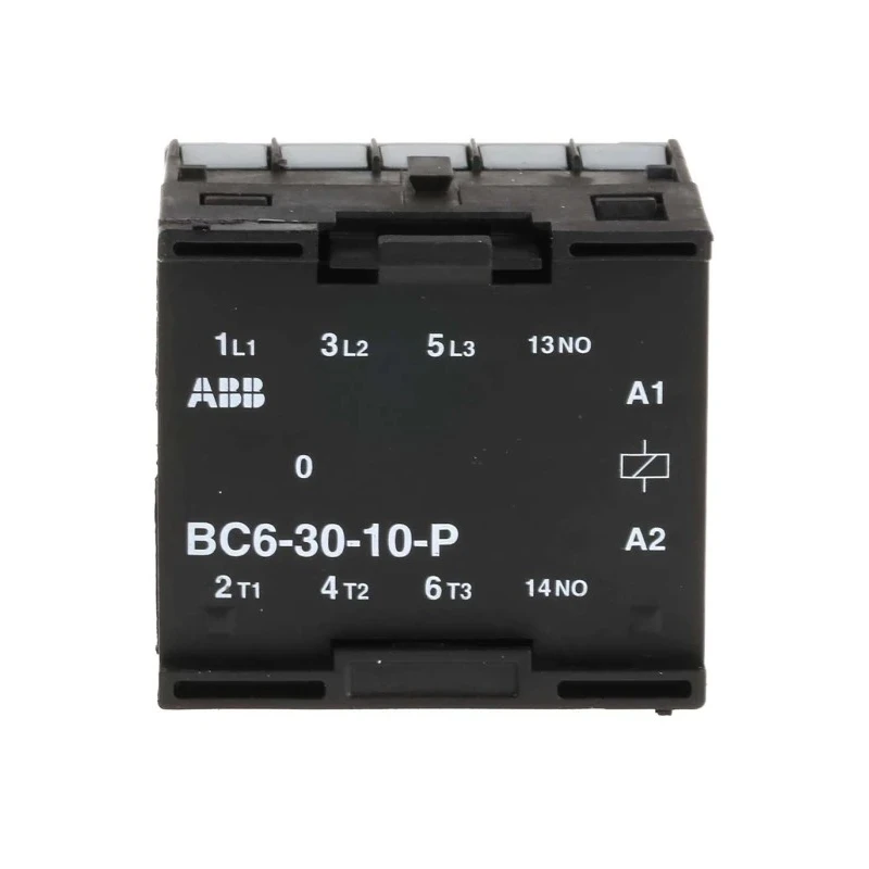 ABB B Contactor 24V DC Coil, 3-Pole, 6 A, 4 kW Motor Control, 3 NO, 690V AC BC6-30-10-P01