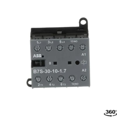 ABB B7S Series 24V DC Coil 3-Pole Contactor 20 A, 5.5 kW Power Rating, Screw Terminal GJL1313001R7101 - B7S-30-10-1.7-71