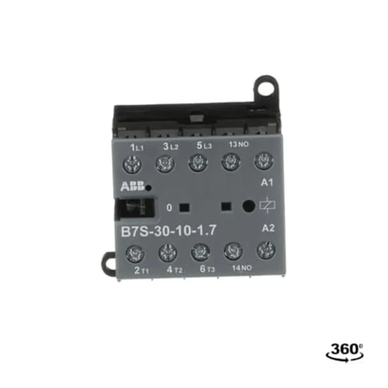 ABB B7S Series 24V DC Coil 3-Pole Contactor 20 A, 5.5 kW Power Rating, Screw Terminal GJL1313001R7101 - B7S-30-10-1.7-71